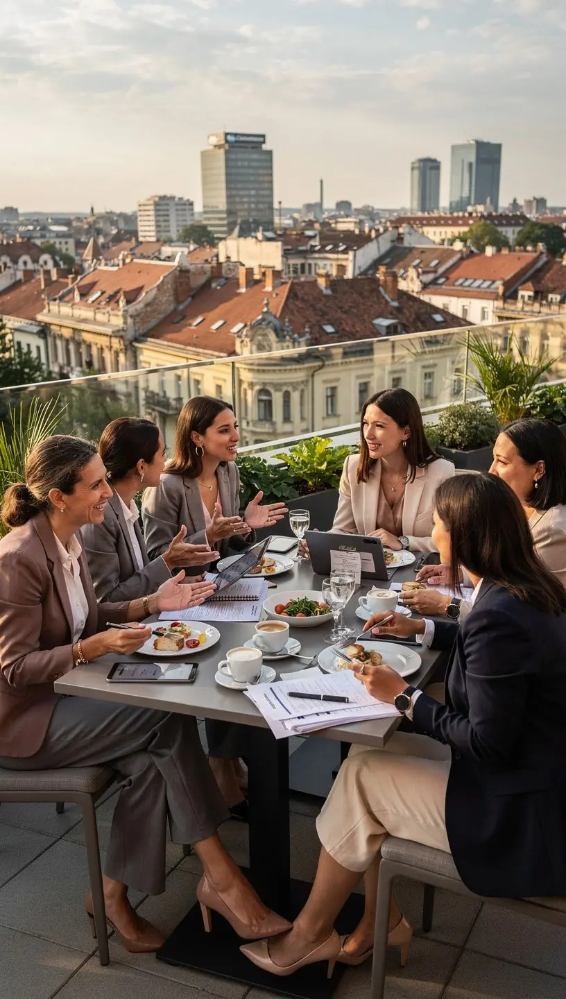 Professional team collaboration